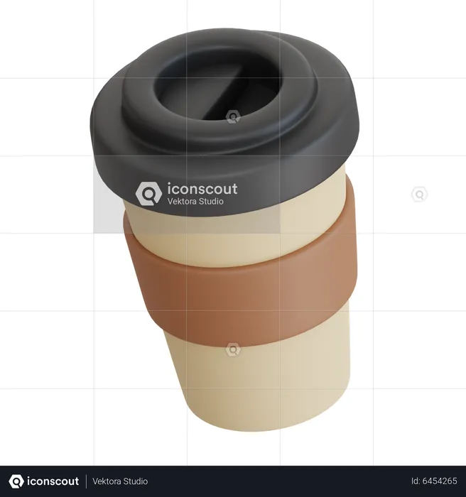 Tasse zum Mitnehmen  3D Icon