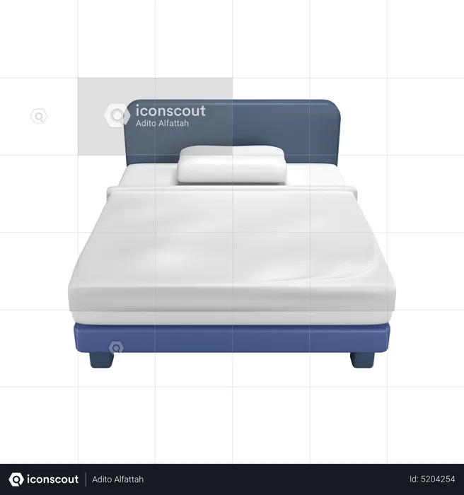 Bed  3D Icon