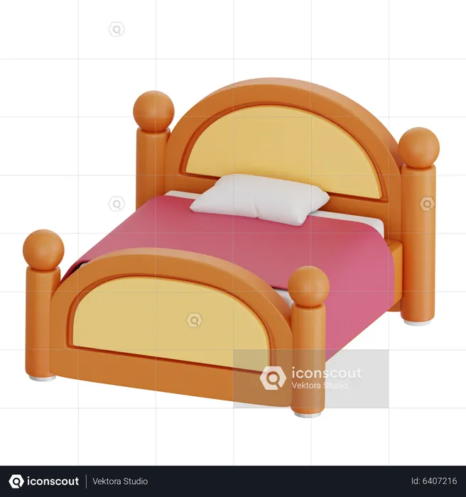 Bed Chamber  3D Icon