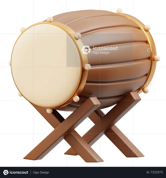 Bedug  3D Icon