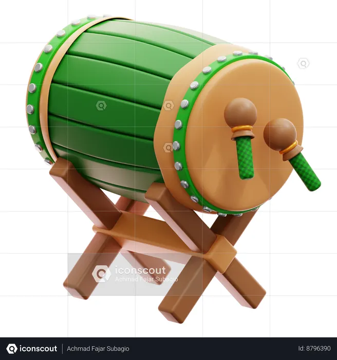Bedug  3D Icon