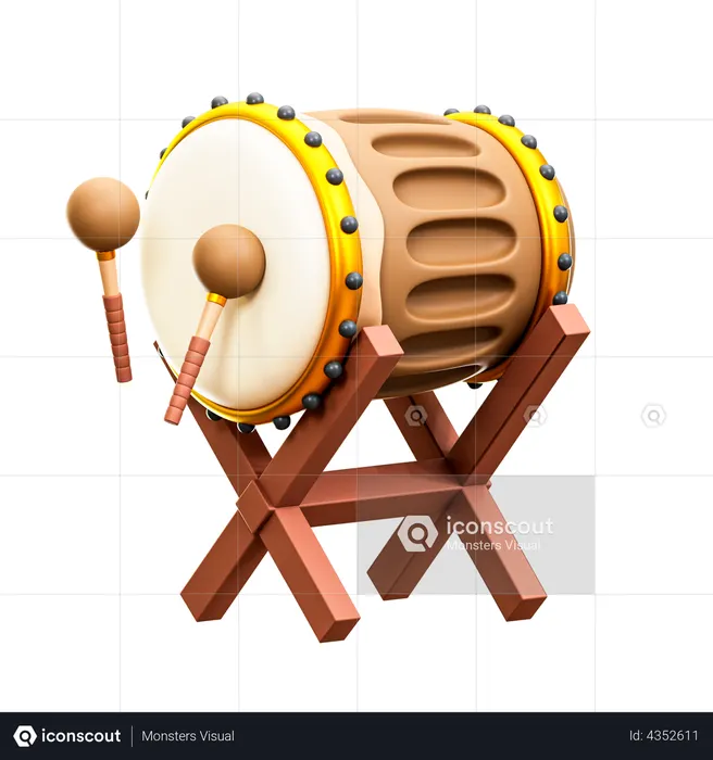 Bedug  3D Icon