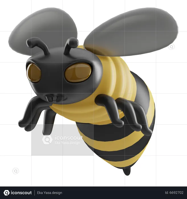 Bee  3D Icon