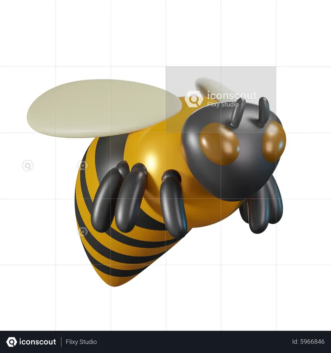 Bee  3D Icon