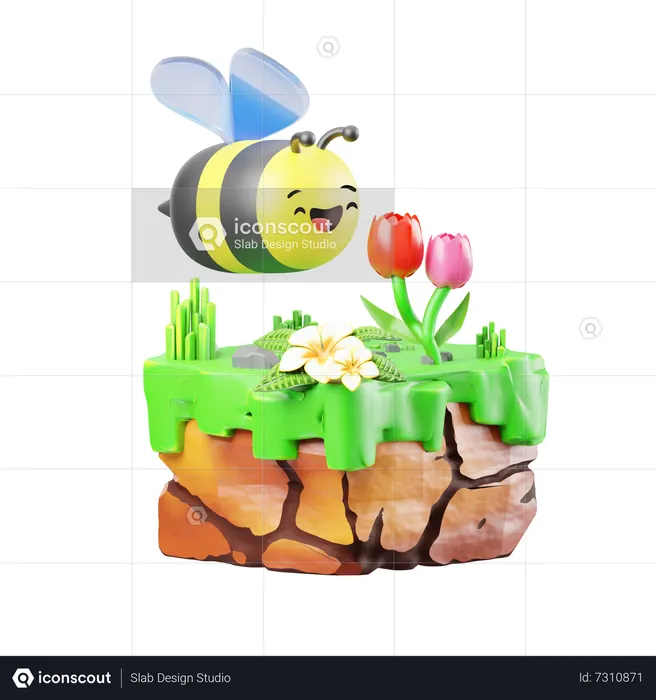 Bee  3D Icon