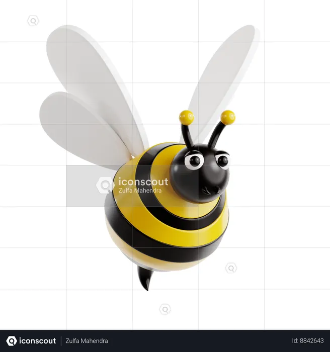 Bee  3D Icon