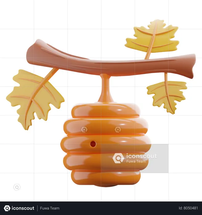 Bee Hive  3D Icon