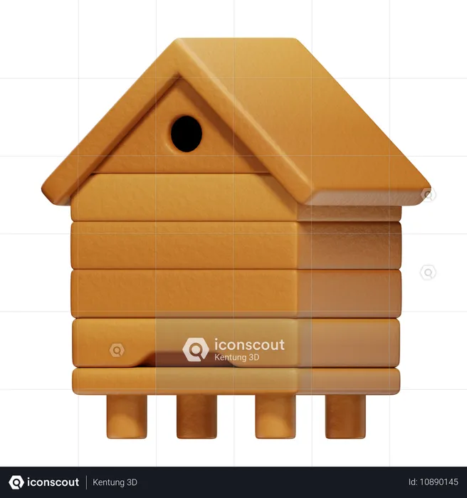 Bee House  3D Icon