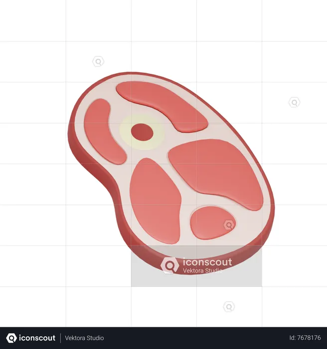 Beef  3D Icon
