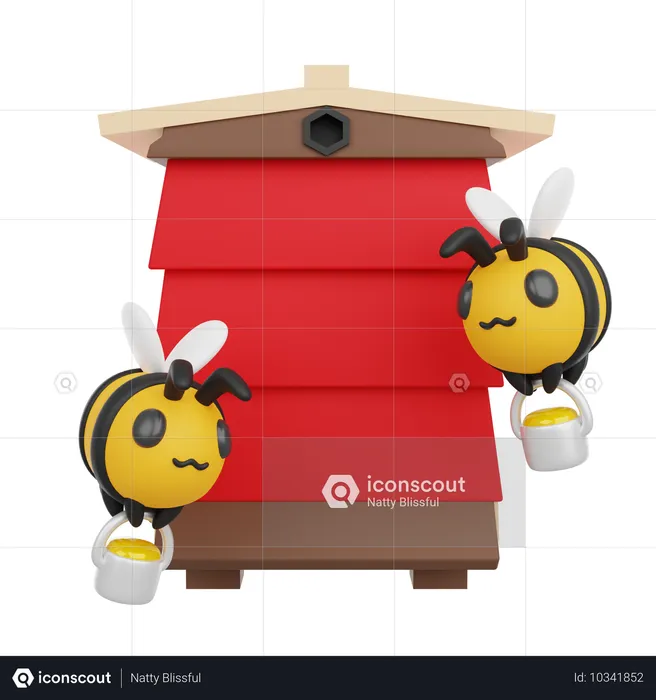 Beehive  3D Icon