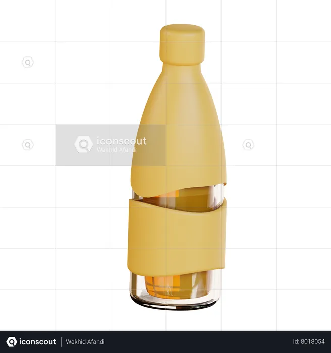 Beer Bottle  3D Icon