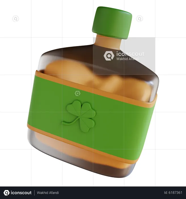 Beer Bottle  3D Icon