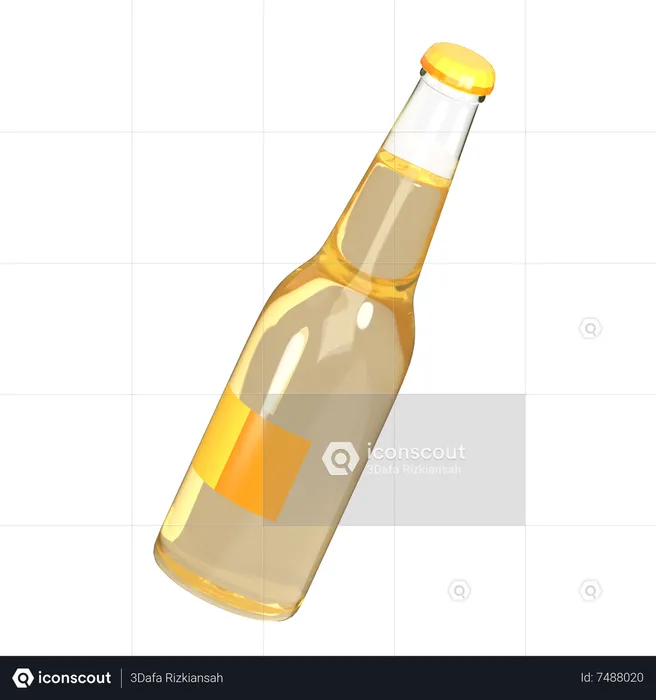 Beer Bottle  3D Icon