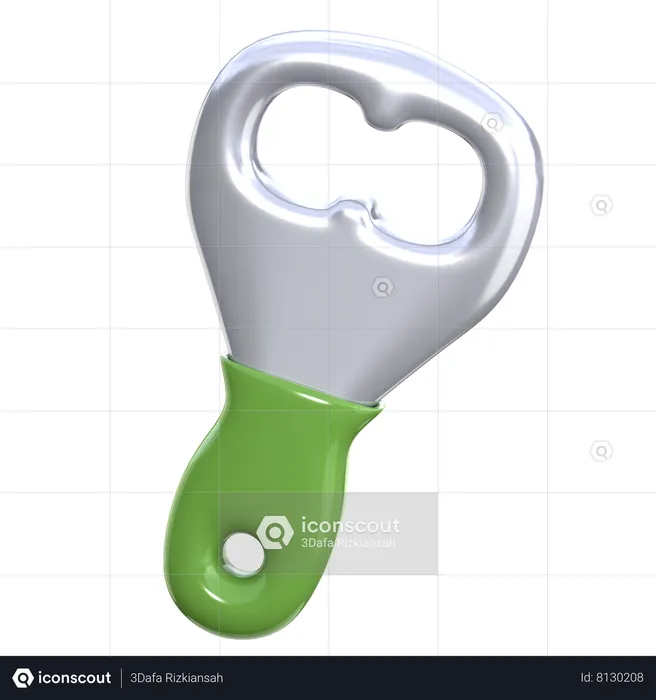 Beer Bottle Opener  3D Icon