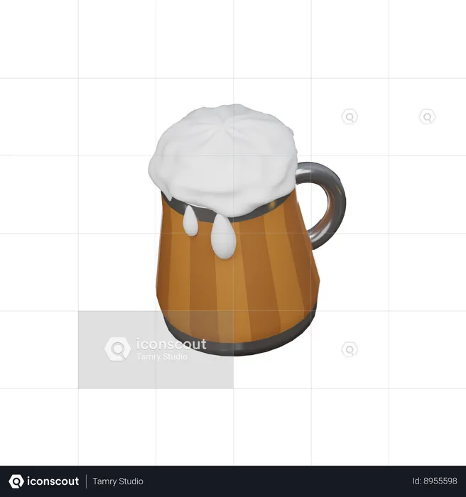 Beer Glass  3D Icon