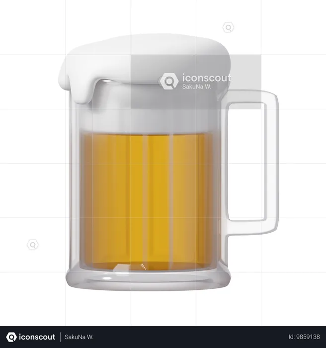 Beer Glass  3D Icon