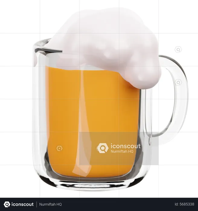 Beer Glass  3D Icon