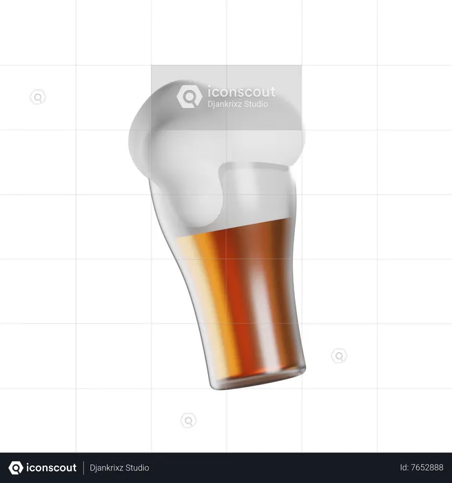 Beer Glass  3D Icon