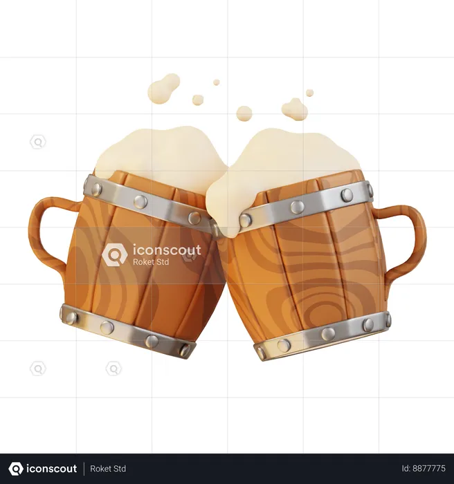 Beer Mug Cheers  3D Icon