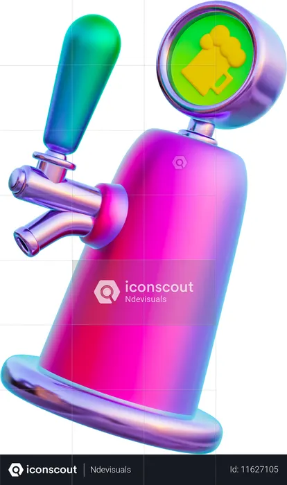 Beer Tap  3D Icon