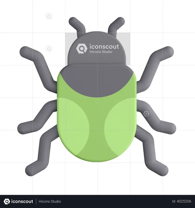 Beetle  3D Illustration