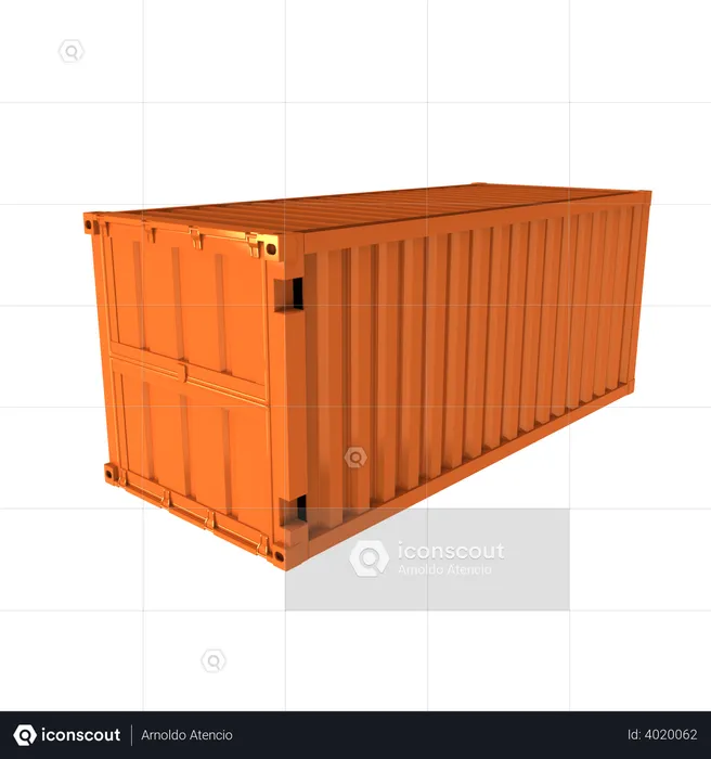 Container  3D Illustration