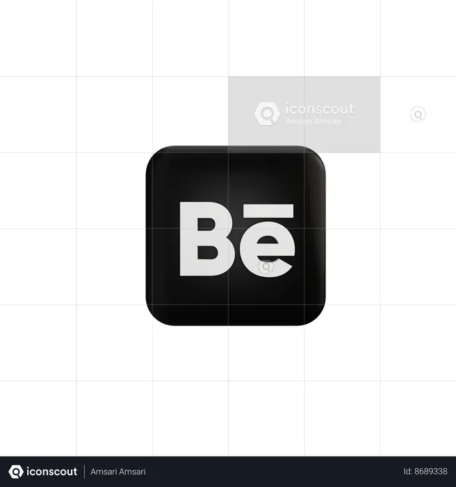 Behance App  3D Icon