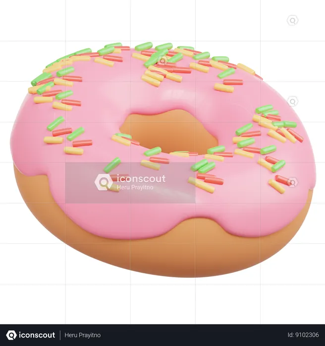 Donut  3D Icon