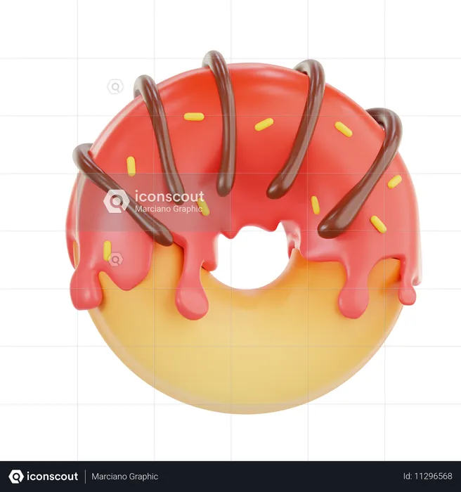 Donut  3D Icon