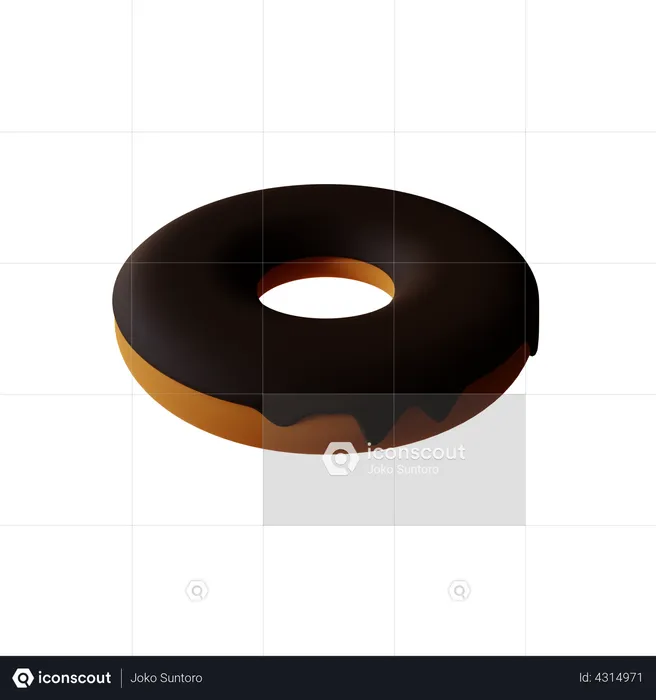 Donut  3D Illustration