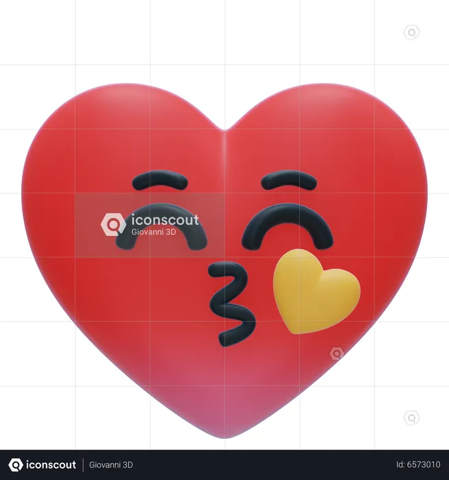 Beijo emoji Emoji 3D Icon