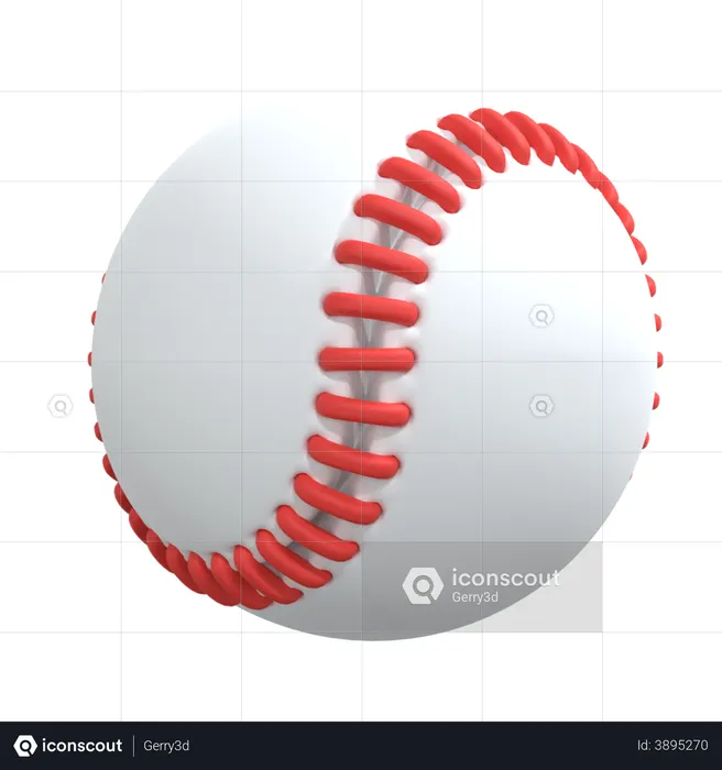 Béisbol  3D Icon