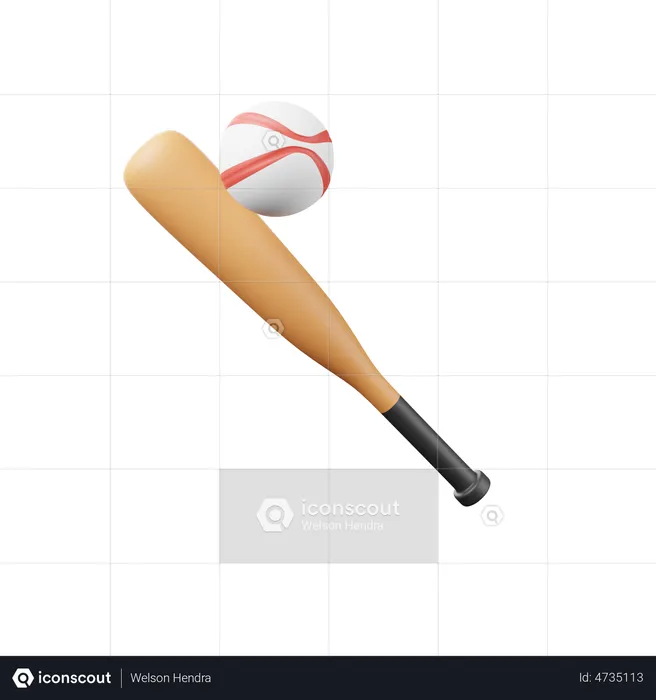 Béisbol  3D Illustration