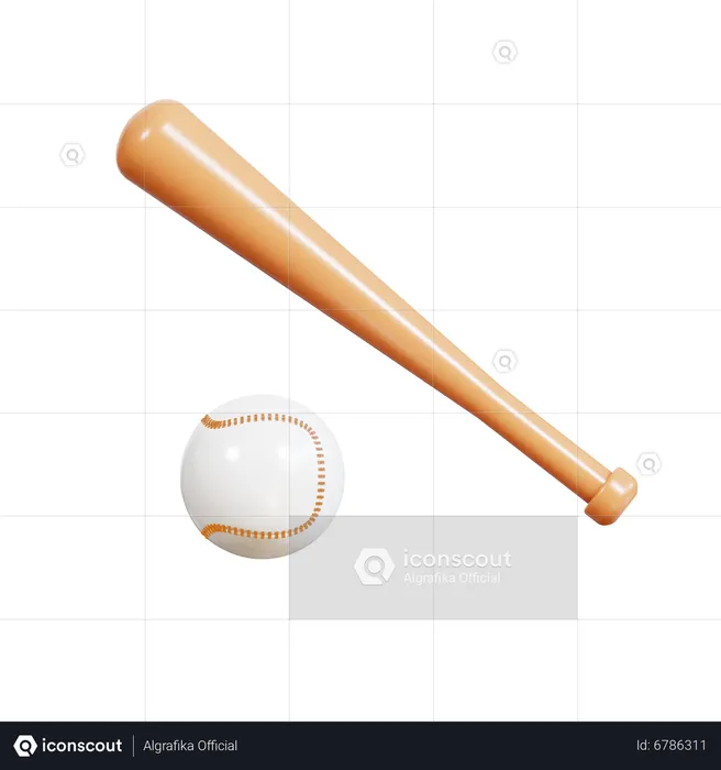 Béisbol  3D Icon