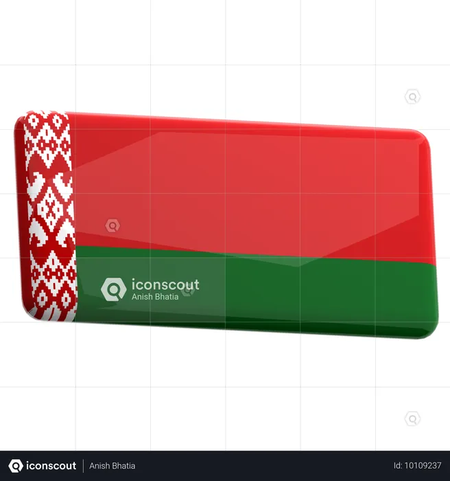 Belarus Flag 3D Icon