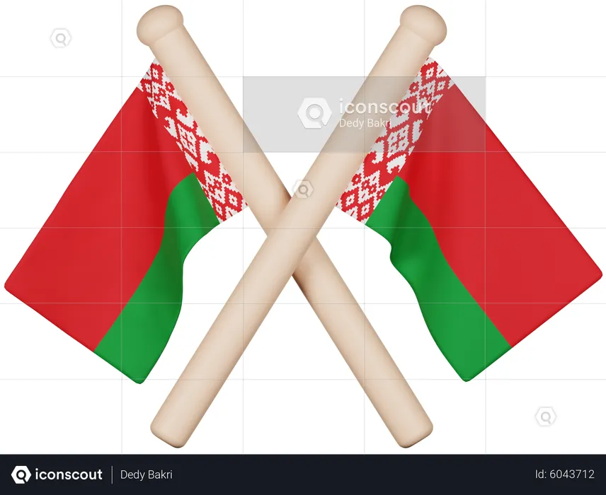 Belarus Flag Flag 3D Icon