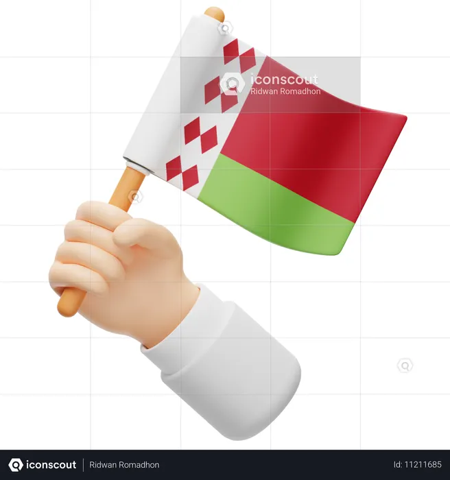 Belarus Flag Flag 3D Icon