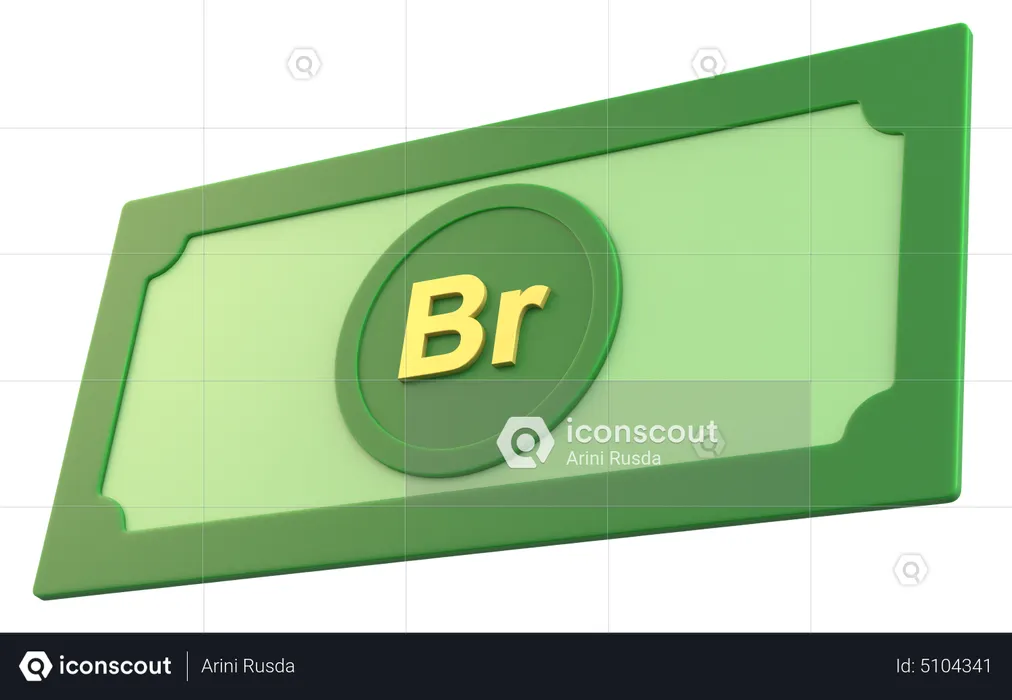 Belarus Ruble Money  3D Icon