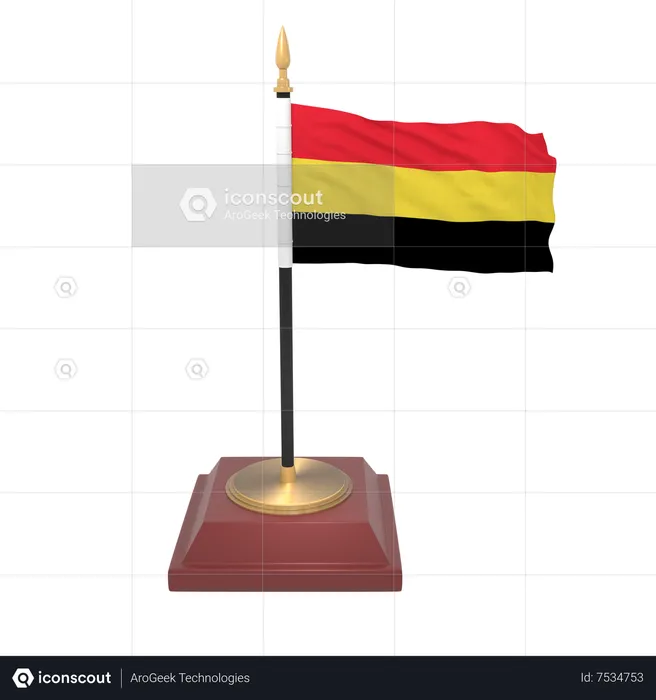 Belgien Flagge Flag 3D Icon