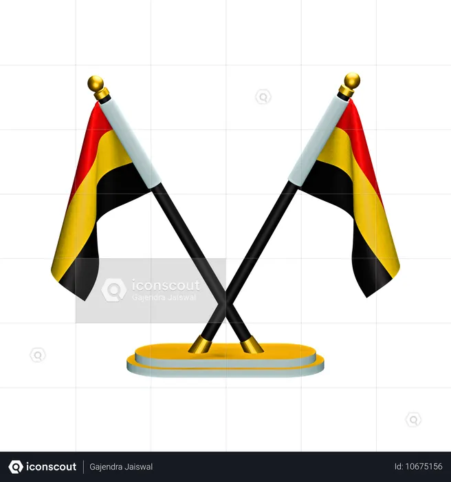 Belgium Flag Flag 3D Icon