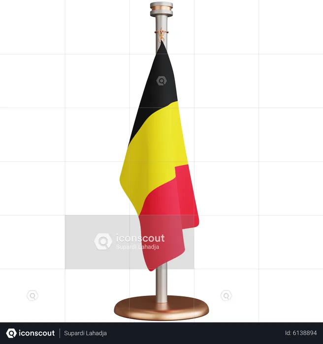 Belgium Flag  3D Icon