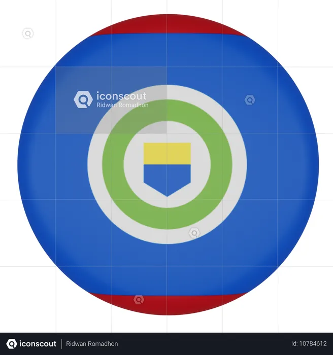 Belize Flag 3D Icon