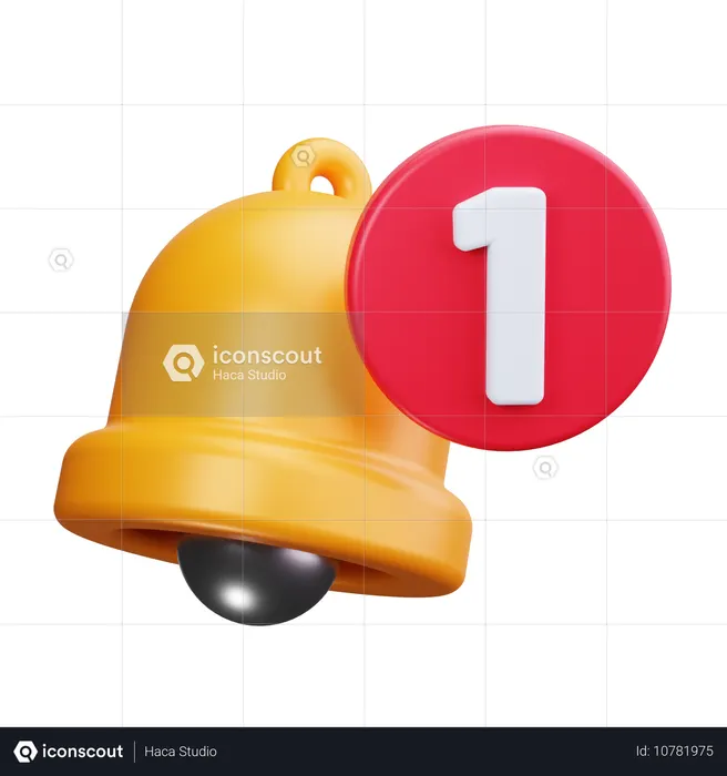 ベル  3D Icon