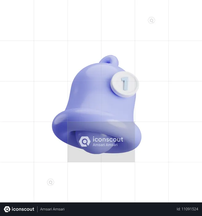 Bell Notification  3D Icon