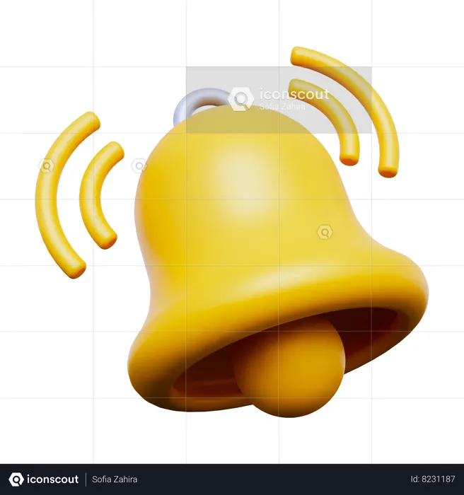 Bell Notification  3D Icon
