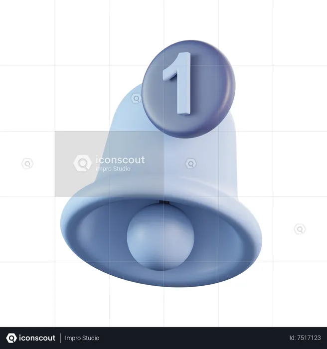 Bell Notification  3D Icon