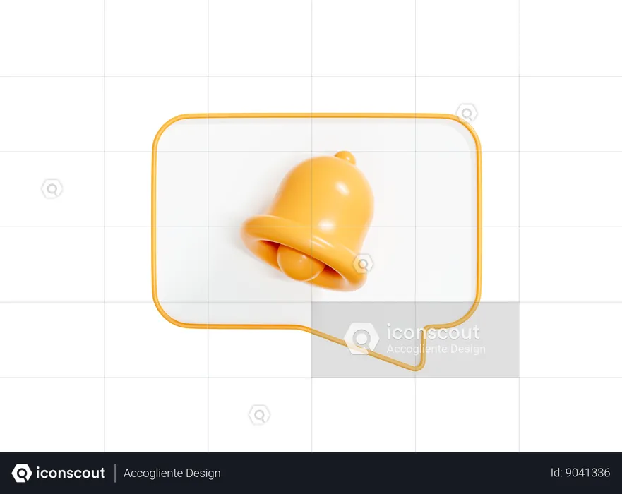 Bell Notification  3D Icon