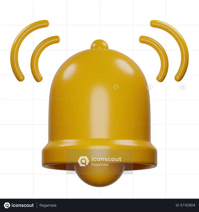 Bell Notification  3D Icon