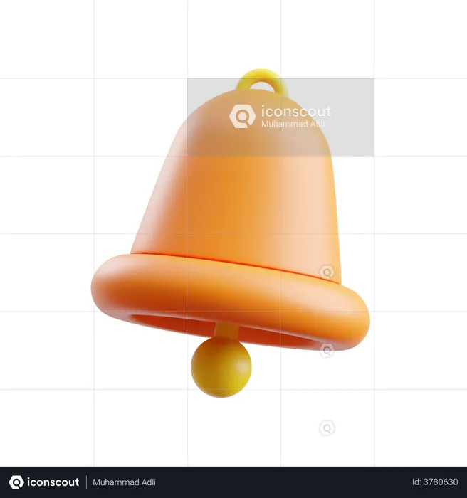 Bell Notification  3D Illustration