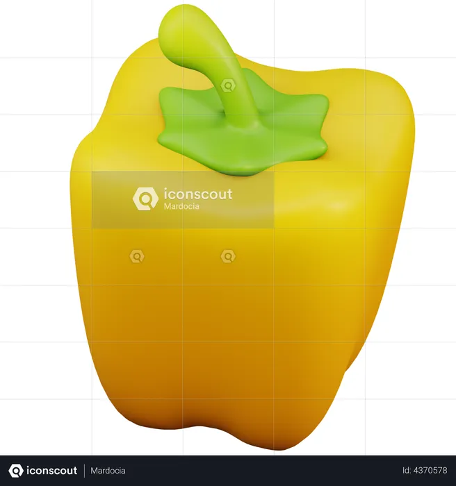 Bell Pepper  3D Illustration